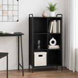  Ormarić za knjige 57 x 33 x 111 cm Konstruirano drvo Crni hrast - Crni hrast 57 x 33 x 111 cm | shoptok.hr