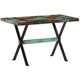  Blagovaonski stol 120 x 60 x 76 cm od masivnog obnovljenog drva - 120 x 60 x 76 cm masivno obnovljeno drvo | shoptok.hr
