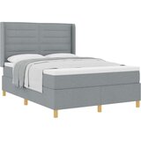 Box Spring postelja z vzmetnico svetlo siva 160x200 cm tkanina, (22050335) | Shoptok.si