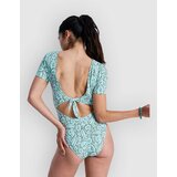 Roxy Sun Babe Ss Onesie Lycra oil green wildside psley | Shoptok.si