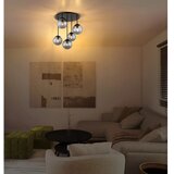Globo 47441-5S - Plafonski luster HARMON 5xE14/25W/230V crni | Eponuda.com