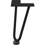vidaXL Ukosnice noge za stol 4 kom crne 20 cm čvrstog čelik | shoptok.hr