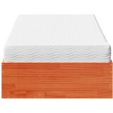 Dnevni krevet s madracem od voska smeđi 100x200cm puno drvo bor | shoptok.hr