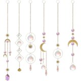 INF Kristalni okraski/viseči okraski, 6 kosov luna, (21540008) | Shoptok.si