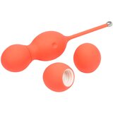 We Vibe Bloom - Gekonska žogica na baterije z zamenljivimi utežmi (oranžna) | Shoptok.si