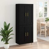  Highboard Crni hrast 69,5 x 34 x 180 cm Konstruirano drvo | shoptok.hr