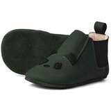 Liewood otroški usnjeni copatki panda hunter green | Shoptok.si