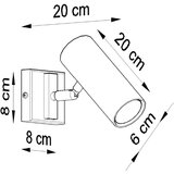 Nice Lamps Črna stenska svetilka Mira – | Shoptok.si