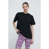 New Balance Bombažna kratka majica ženska, črna barva, WT41501BK