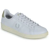 Nizke superge B721 LEATHER Bela