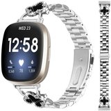 INF Zamenjava/Kompatibilen del – Clover nerjaveče jeklo pašček za Fitbit Versa 4/Versa 3/Sense 2, (5000130019) | Shoptok.si
