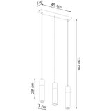  Visilica ZANE 3 siva | shoptok.hr