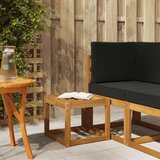  Klupa za sjedenje Prirodna 43 x 43 x 37 cm Čvrsto drvo akacije - Prirodna 40 cm Otvoreno područje nogu | shoptok.hr