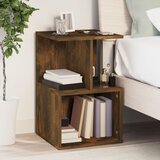 The Living Store Nočna omarica dimljeni hrast 35x35x55 cm konstruiran les - Nočna Omarica, (21433641) | Shoptok.si