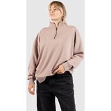 Blue Tomato Washed Out Boyfriend 1/4 Half-Zip Sweater pantone 436 u | shoptok.hr