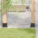 vidaXL Podstavki za stebre Kvadratni 4 kosi Antracit 141x141 mm Cene