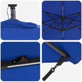  Suncobran Azurnoplava 249 x 249 x 250 cm Poliester i aluminij | shoptok.hr