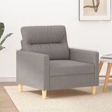  Fotelja smeđesiva 60 cm od tkanine | shoptok.hr