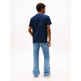 Tommy Jeans Majica mornarska / svetlo modra / lila / rdeča | Shoptok.si