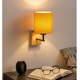  Brilagi - Zidna lampa NUBILA WOOD 1xE27/25W/230V hrast/crna/žuta | Eponuda.com