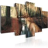  Slika - Brown autumn: forest 100x50 Cijene