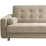 MID.YOU ZOFA S POSTELJNO FUNKCIJO, peščene barve tekstil, leseni material | Shoptok.si