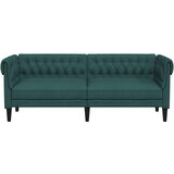  Trosjed Chesterfield tamnozeleni od tkanine | shoptok.hr