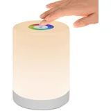 Venisymlis Nočna Lučka Led Za Spalnico Rgb, Zatemnitev Na Dotik, Polnjenje Usb - Bela/Barvita, (22097301)