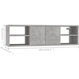  Zidna polica boja betona 102 x 30 x 29 cm konstruirano drvo | Shoptok.si