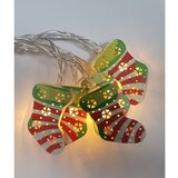  Spoljašnji LED lanac 10xLED/2xAA, 1,65 m, IP44, toplo belo, sa čarapama | Eponuda.com