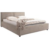 MID.YOU OBLAZINJENA POSTELJA 140 cm x 200 cm , les, tekstil, leseni material svetlo rjava | Shoptok.si