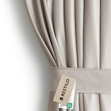 Restilo zasłona VELVET kolor ciepły beż szarfa upinająca styl klasyczny taśma materiał velvet 140x270 Cijene