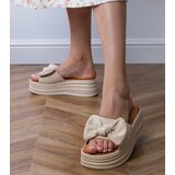 D/CEO Pink platform flip-flops with a bow Ados | Shoptok.si