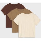 Sinsay Pamučne majice 3 pack | shoptok.hr