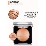 Flormar Blush-On Baked Rdečilo za posvetlitev odtenek 043 Golden Peach 4 g | Shoptok.si