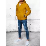 DStreet Kurtka męska przejściowa pikowana żółta | Shoptok.si