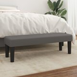  Klupa sivi 100x30x30 cm od umjetne kože | shoptok.hr