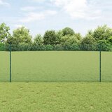 vidaXL set vrtnih ograj Set 2 Zelena Kovina 10 x 1 m Vrtna ograja Cene