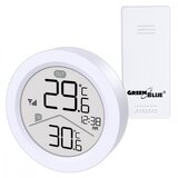 GreenBlue GB162 brezžična meteorološka postaja z zunanjim senzorjem, termometrom in uro | Shoptok.si