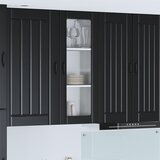  Zidni stakleni ormarić LUCCA Crna 40 x 31 x 100 cm | Eponuda.com