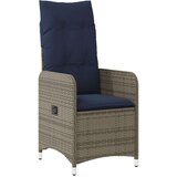  Set vrtnih stolova s jastučićima crni poli-ratan | shoptok.hr