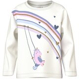 name it Majica 'NMFVALIANE' svetlo modra / zlata / roza / bela | Shoptok.si