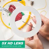 NOEVSBIG 2v1 LED 5kratno povečevalna namizna svetilka z objemko | Shoptok.si