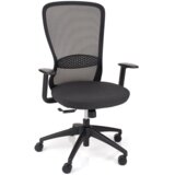 Ergoles Aeroflex BX pisarniški stol črne barve brez vzglavnika, (21063128) | Shoptok.si