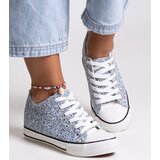 Gemre Blue Shiny High Jadwa Sneakers | Shoptok.si