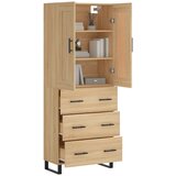  Visoka komoda hrasta sonome 69,5x34x180cm od konstruiranog drva | shoptok.hr