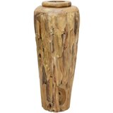 vidaXL Okrasna vaza 40x100 cm trdna tikovina Cene