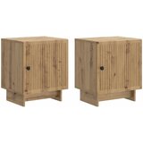  Noćni ormar 2 pcs Hrast artisan 43 x 34,5 x 50 cm | shoptok.hr