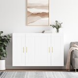 vidaXL Zidni ormarići 2 kom bijeli od konstruiranog drva | shoptok.hr