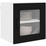vidaXL Stenska kuhinjska omarica s polico 2 pcs Črna 40 x 31 x 40 cm | Shoptok.si